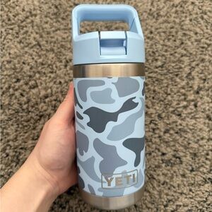 YETI Light Blue and Gray Camo Bottle